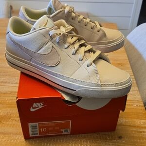 Nike Women's Court Legacy Beige Casual Sneakers